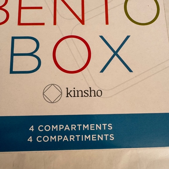 Kinsho La Boite A Bento Box Set Of 2 Unicorn & Blue Camo Utensils Food Storage - Picture 6 of 11